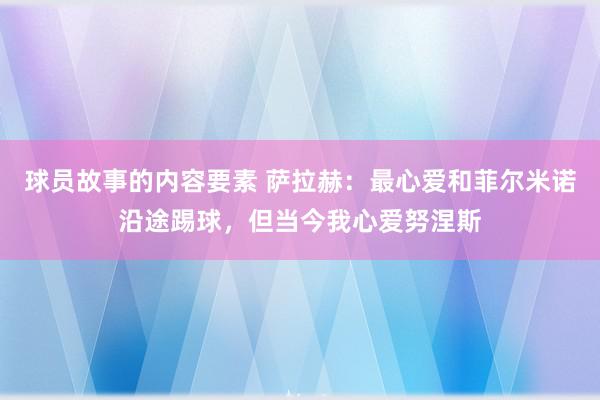 球员故事的内容要素 萨拉赫：最心爱和菲尔米诺沿途踢球，但当今我心爱努涅斯