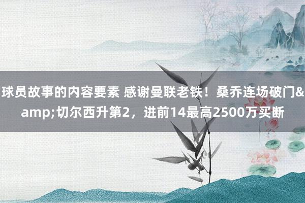 球员故事的内容要素 感谢曼联老铁！桑乔连场破门&切尔西升第2，进前14最高2500万买断